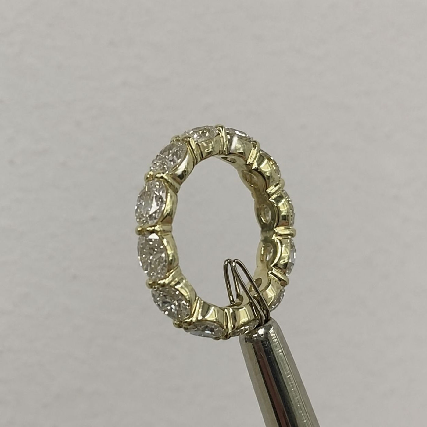 Oval Eternity Band, shown in 14K Yellow, Oval